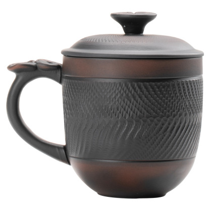 紫陶跳刀靈芝水杯