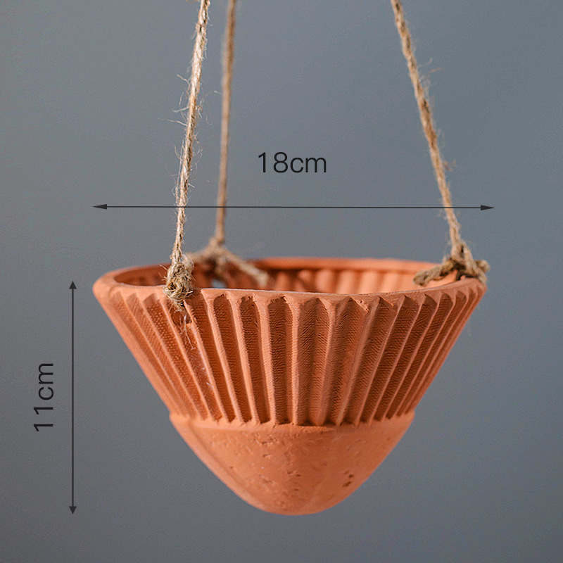 簡約現代陶瓷懸掛花瓶乾花插裝飾品擺件