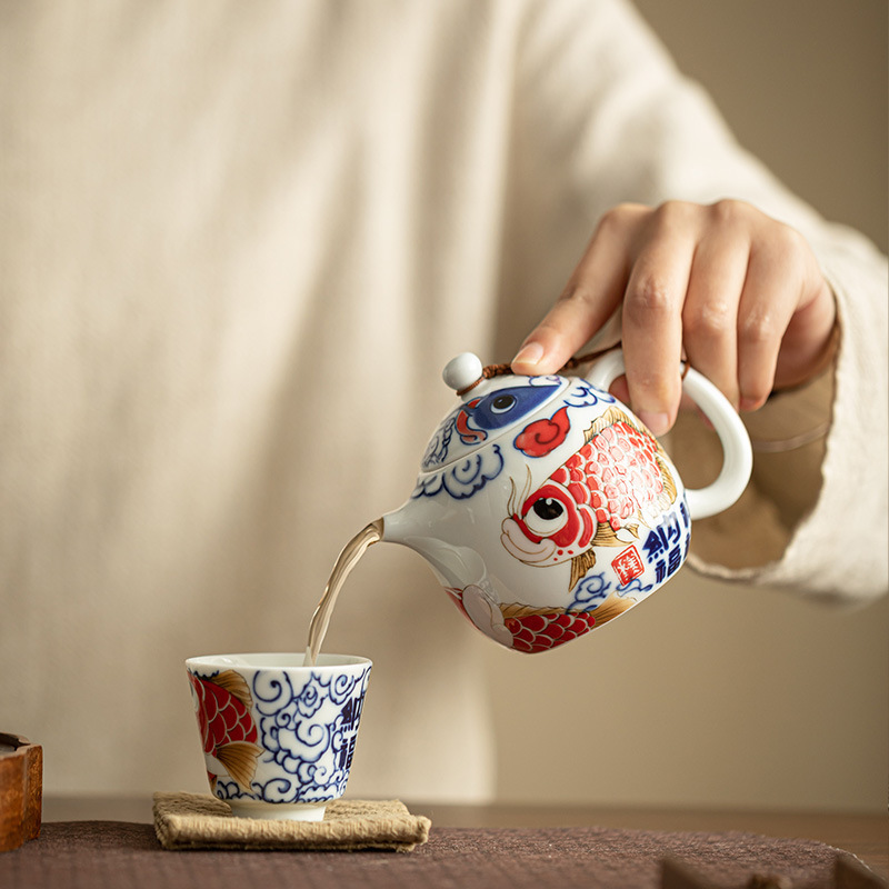 祥雲青龍茶具套裝