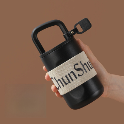 爆款鎖形咖啡保溫杯