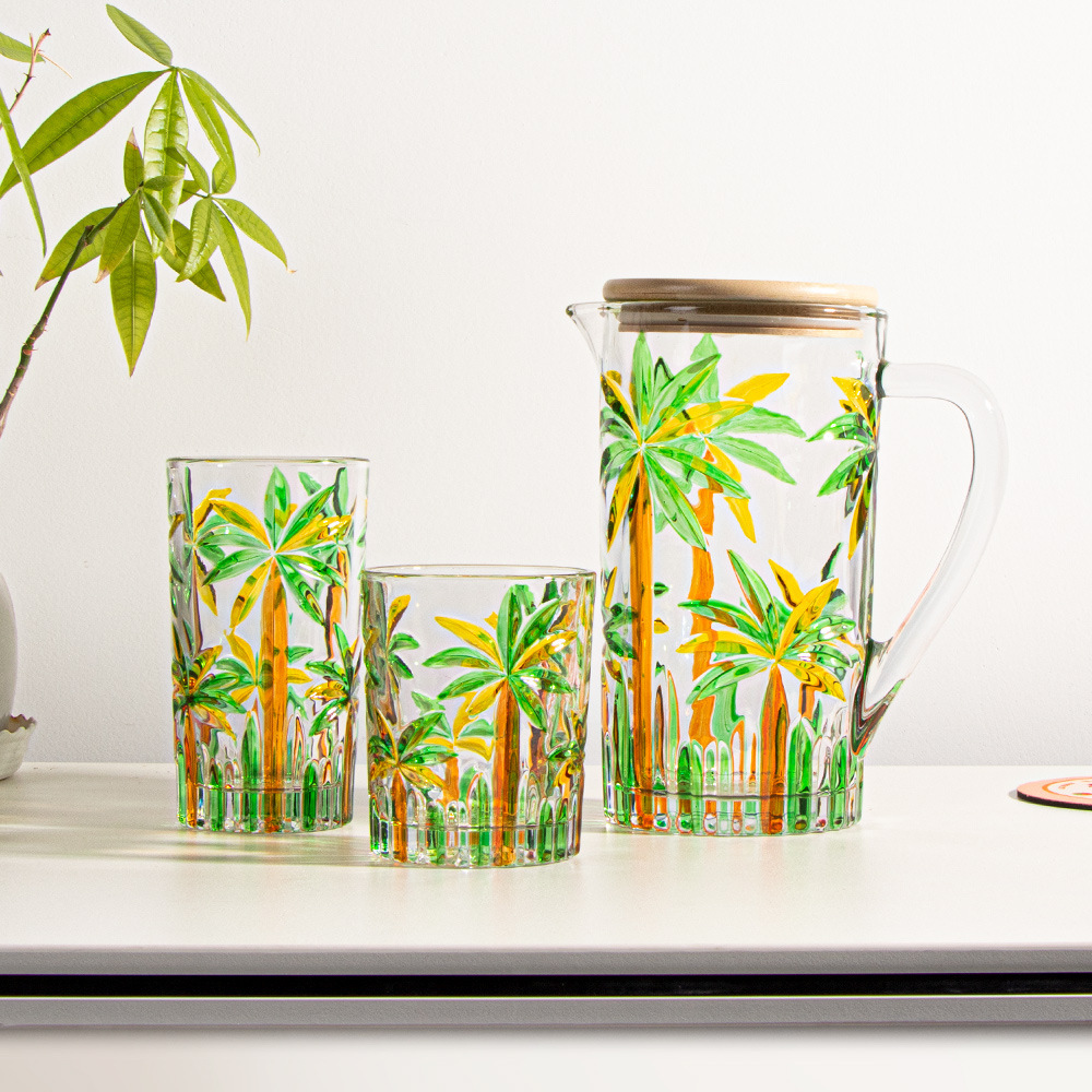 高顏值浮雕果汁杯洋酒杯