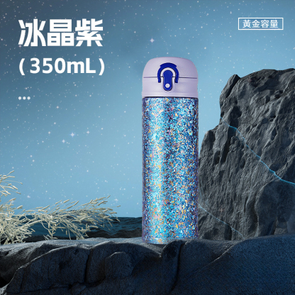 鈦杯內外純鈦彈跳保溫杯子