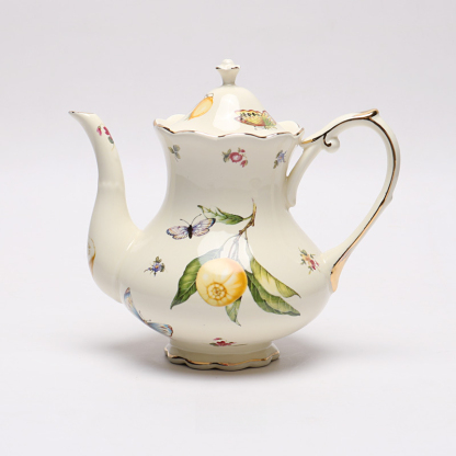 歐式田園風陶瓷咖啡杯碟