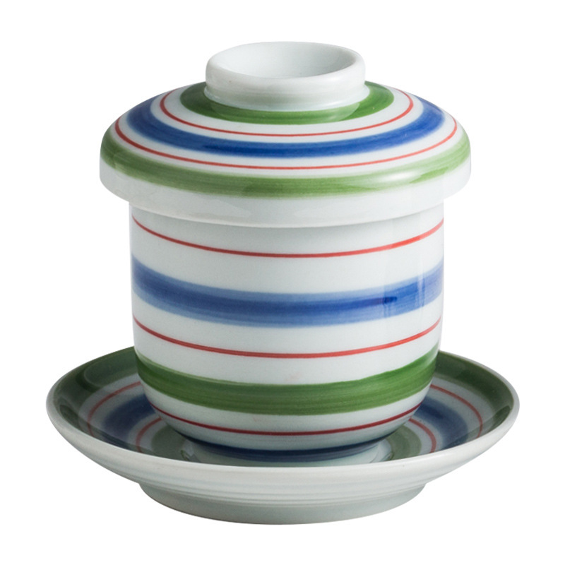 一人份帶蓋隔水燉盅三件套