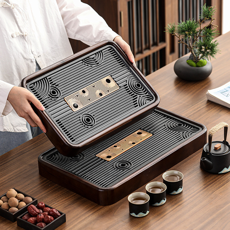 烏金石實木小茶盤