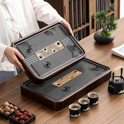 烏金石實木小茶盤