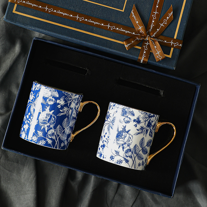 咖啡杯套裝歐式小奢華小精緻骨瓷