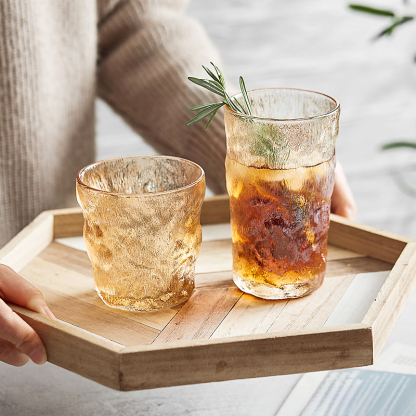 冰川紋玻璃杯