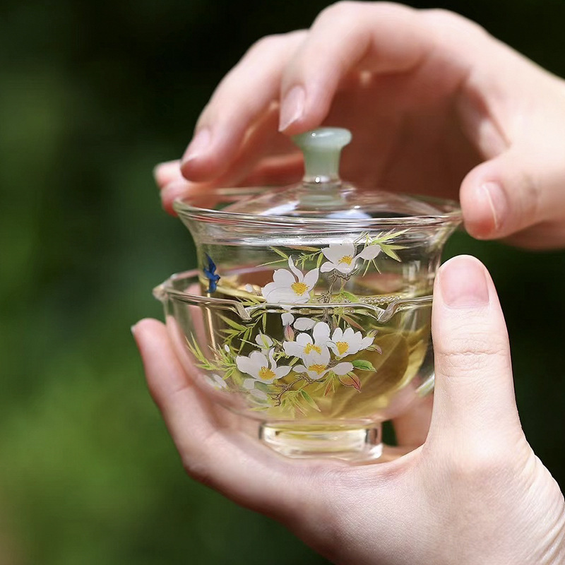 春歸便捷式一人飲茶杯蓋碗小套裝