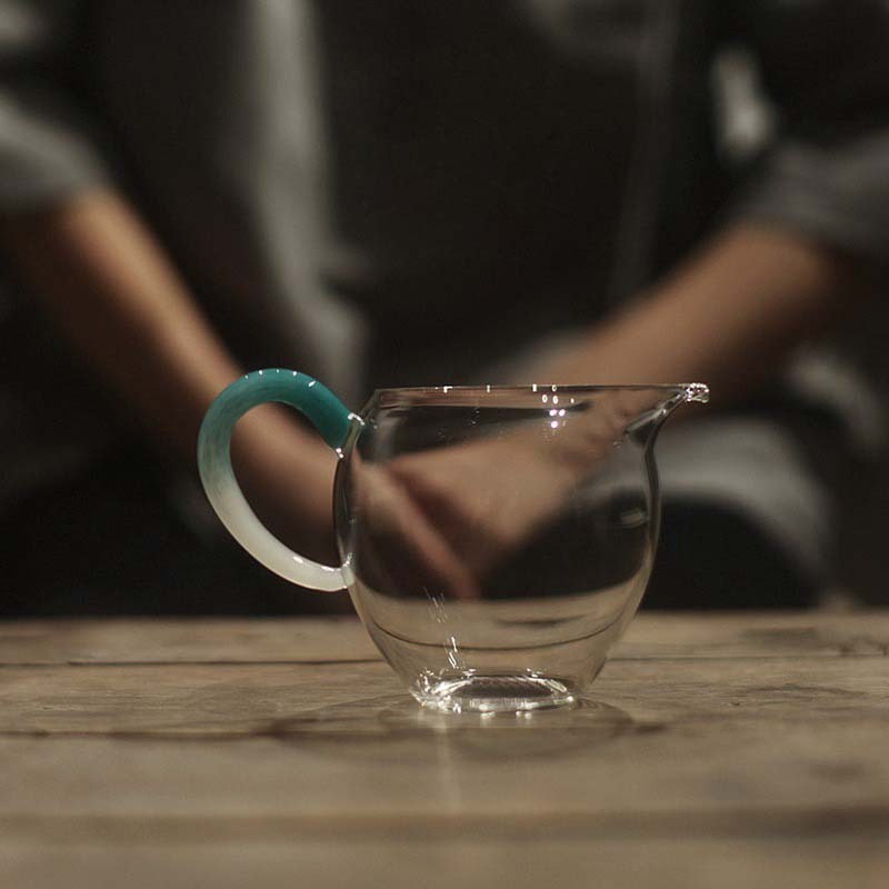 淡然玻璃公道杯