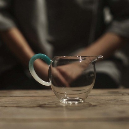 淡然玻璃公道杯