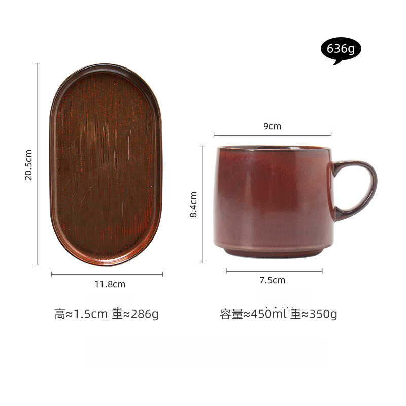 精緻早餐馬克杯水果盤