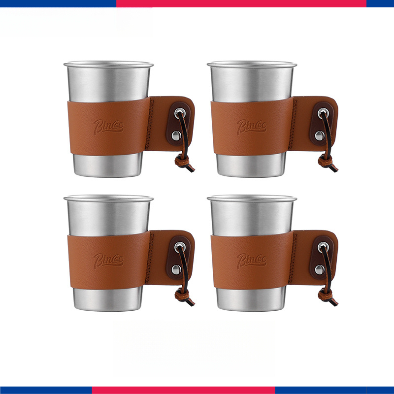 戶外便攜不鏽鋼露營杯