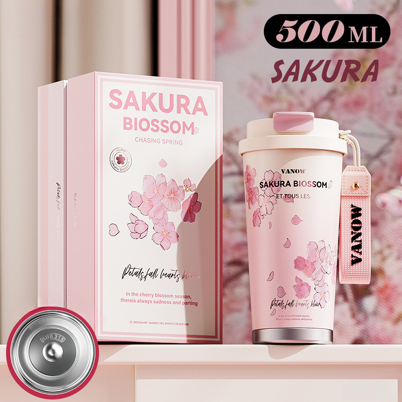 英國保溫杯浪漫櫻花套裝