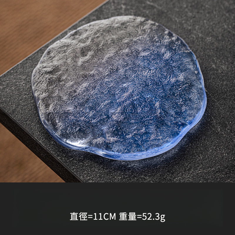 日式冰川藍綠清酒杯茶杯琉璃杯