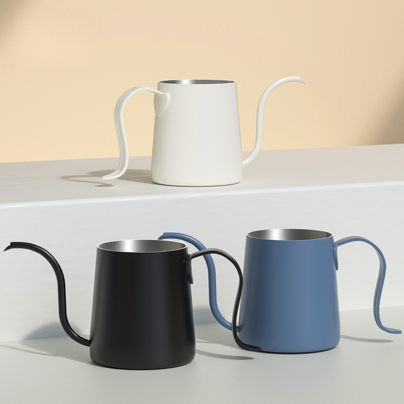 手沖咖啡壺不鏽鋼拉絲工藝