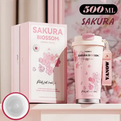 高顏值保溫杯彌花木槿套裝