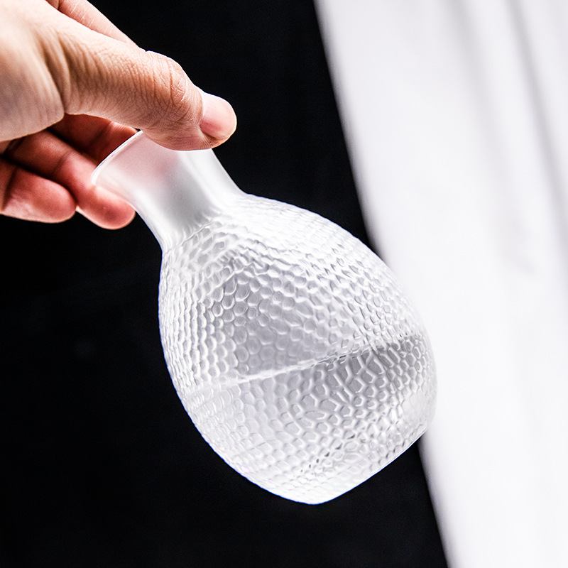 日式清酒壺套裝錘紋磨砂酒壺