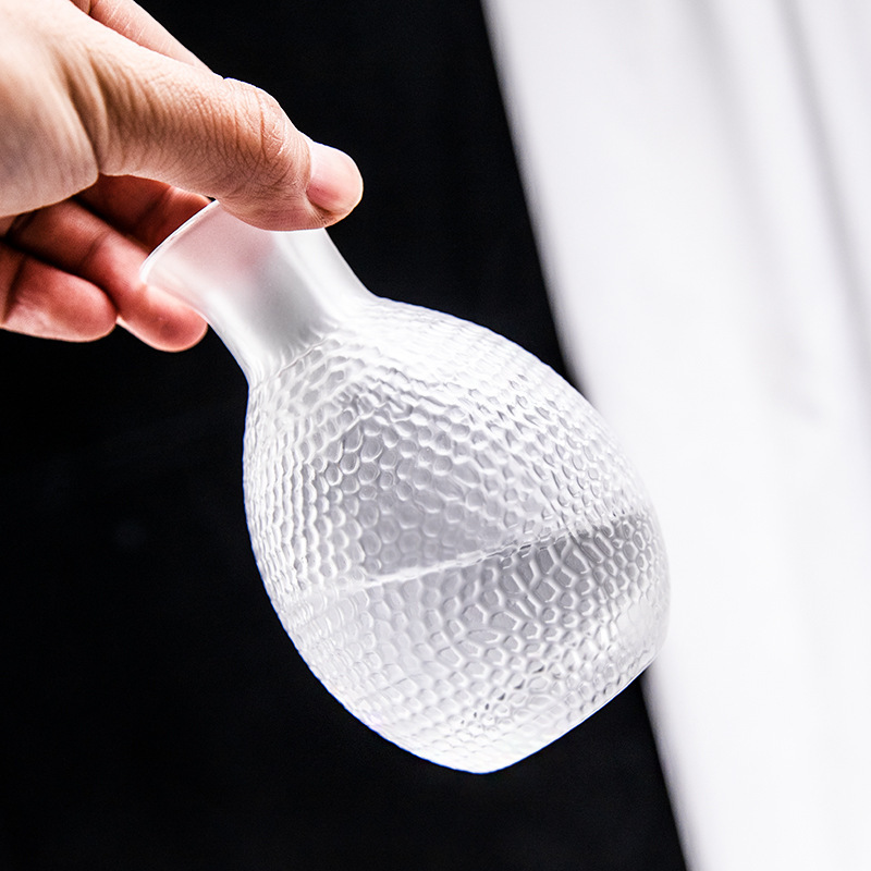 日式清酒壺套裝錘紋磨砂酒壺