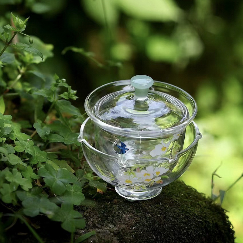 春歸便捷式一人飲茶杯蓋碗小套裝