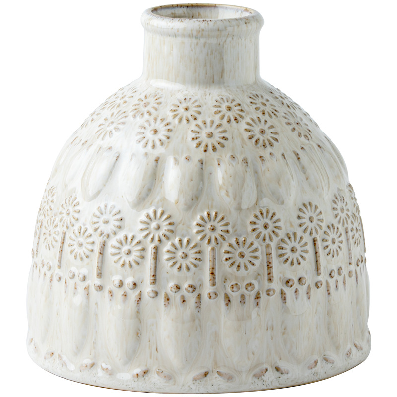 復古蒲公英收口花瓶