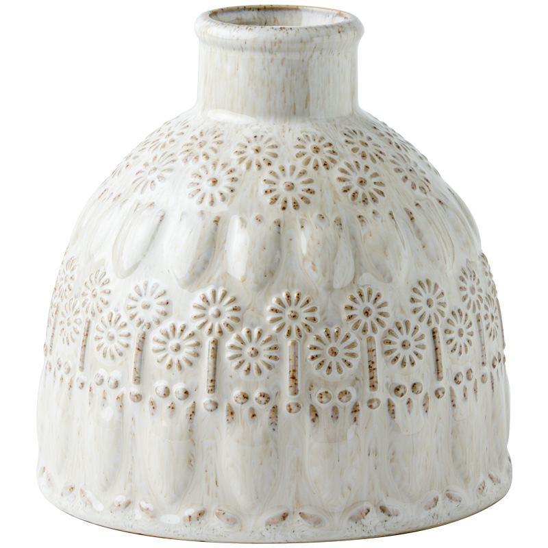 復古蒲公英收口花瓶