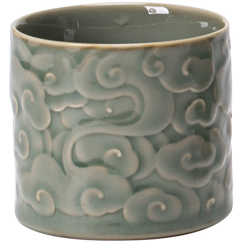 玉上祥雲主人杯復古越窯