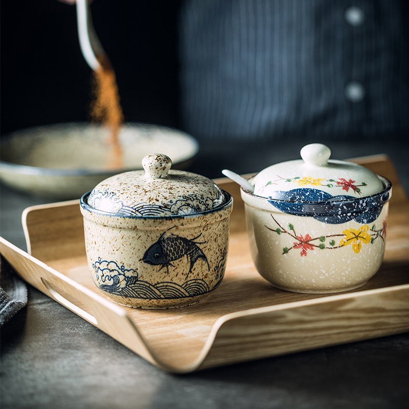 日式復古調味罐