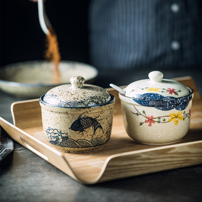 日式復古調味罐