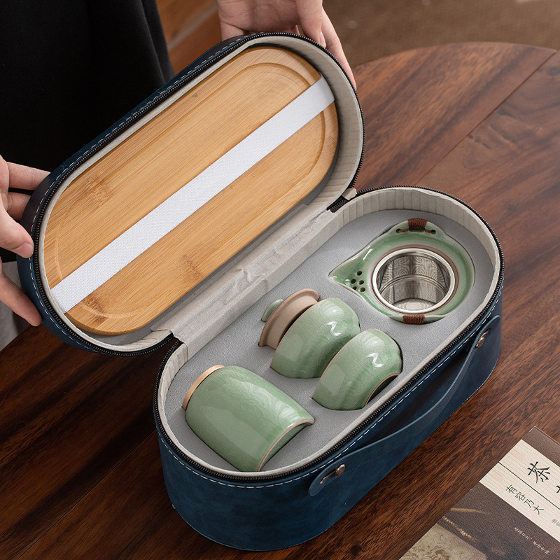 便攜式旅行箱茶具套裝
