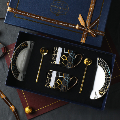 高檔精緻高顏值陶瓷咖啡杯子