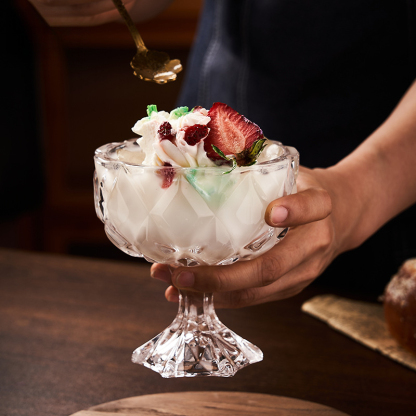 創意矮腳冰淇淋杯甜品杯