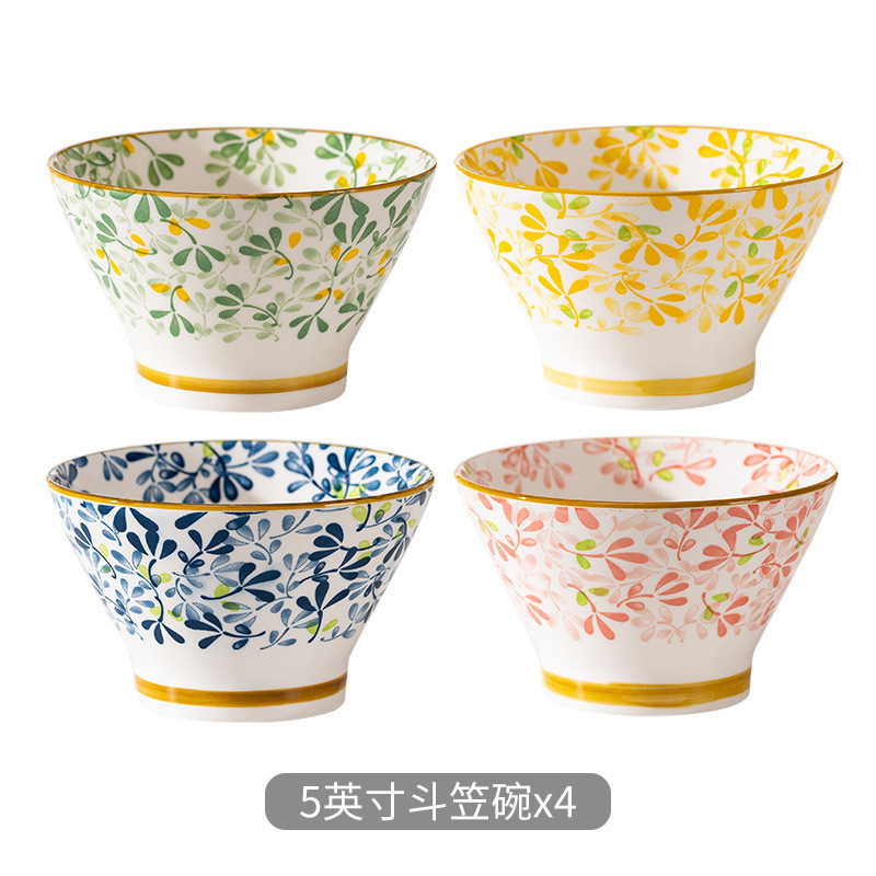 春夏秋冬日式斗笠碗