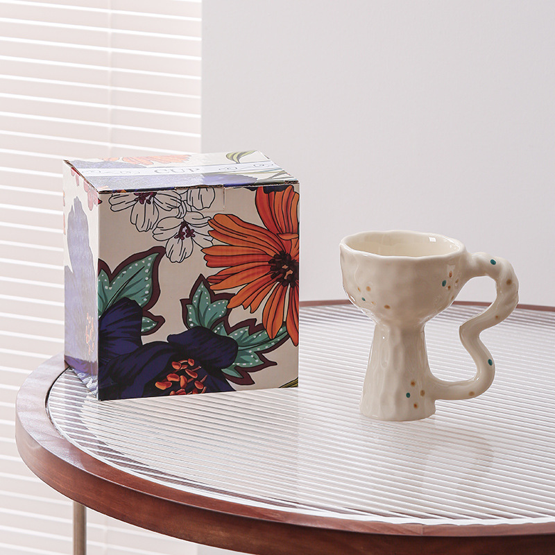 創意陶瓷高腳杯