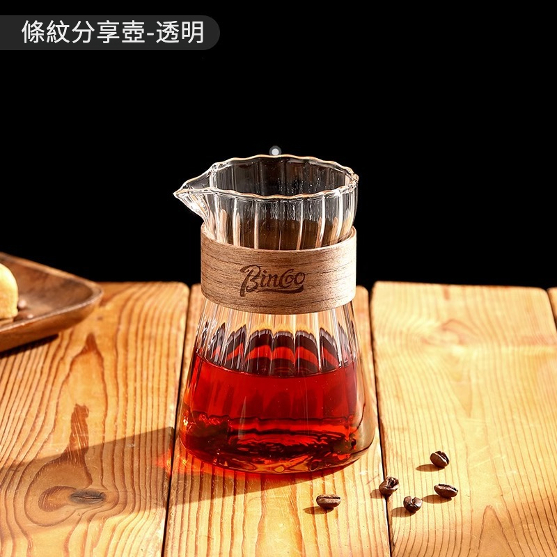 條紋咖啡分享壺套裝