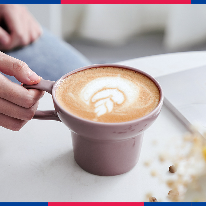 寬口陶瓷咖啡杯