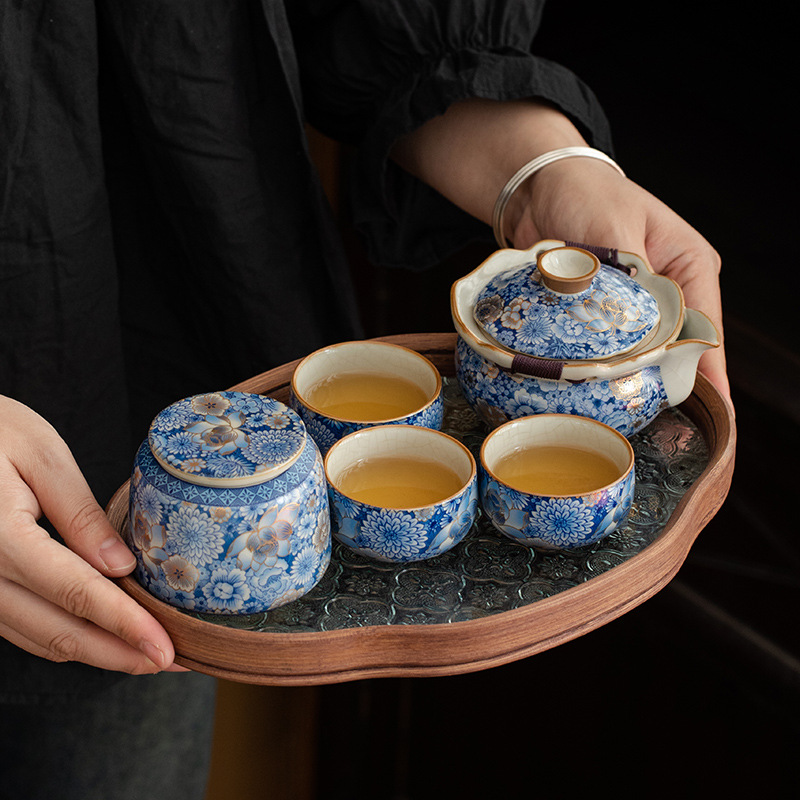 繁花套裝茶葉禮盒裝高檔伴手禮禮品盒