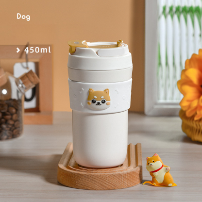 柴犬咖啡保溫杯