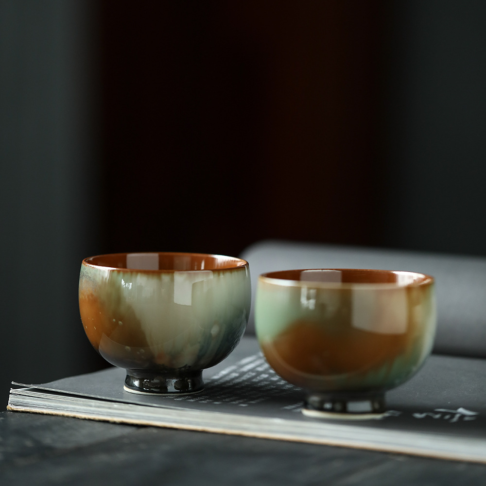 窯變主人杯茶盞手作茶杯