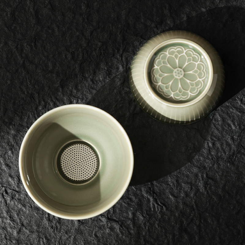 越窯青瓷茶濾
