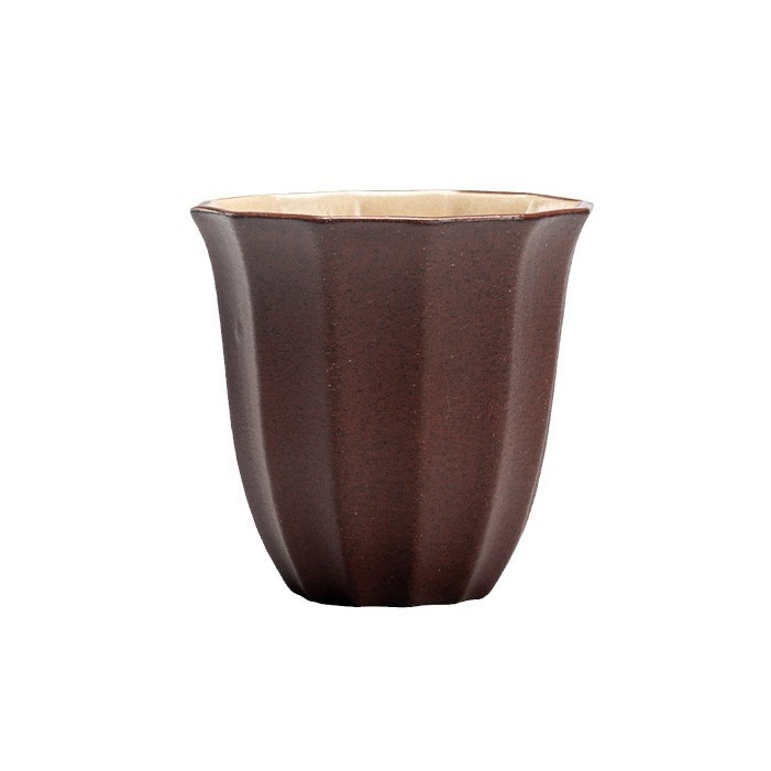 日式侘寂風粗陶品茗杯