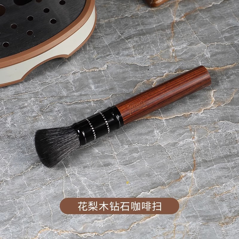 咖啡毛刷磨豆機清理刷木質桌面清潔筆刷軟毛沖煮頭清理刷子