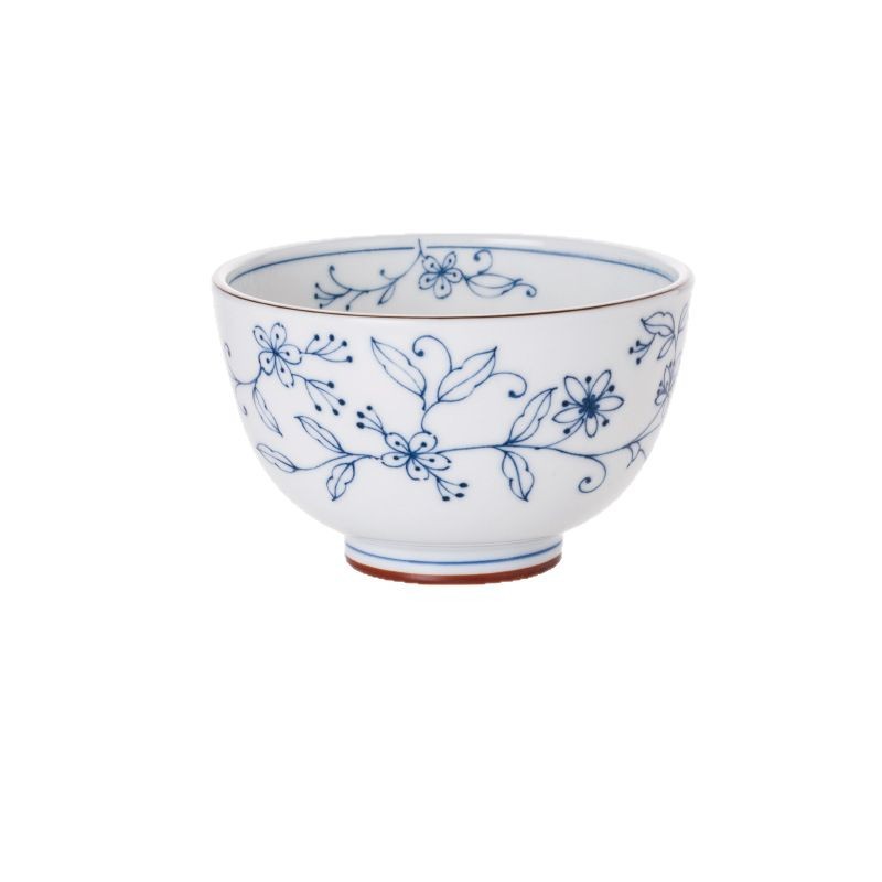 日本輕量瓷線唐草碗碟