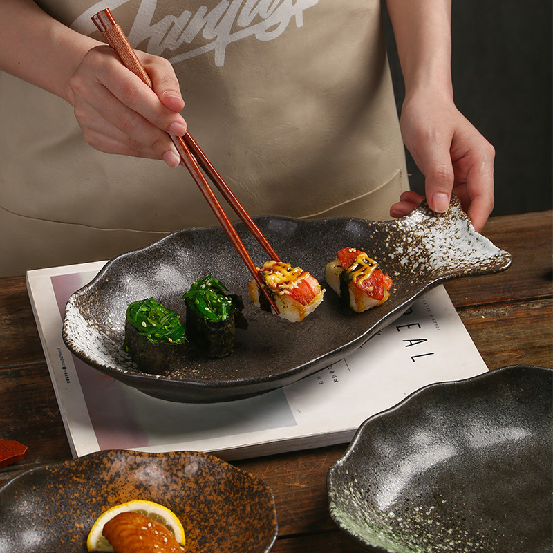 陶瓷蒸魚創意盤