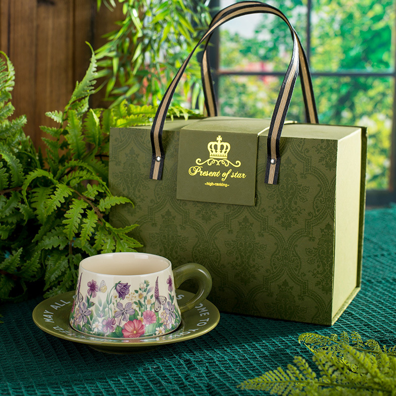 花園禮盒系列咖啡杯碟套裝