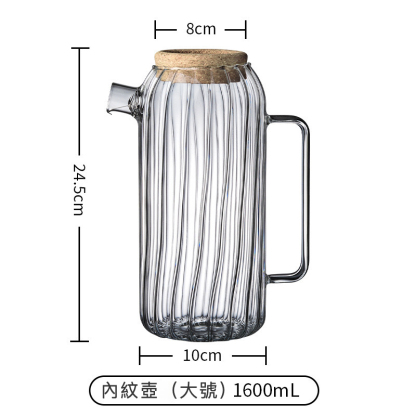 大容量高硼硅耐高溫泡茶壺