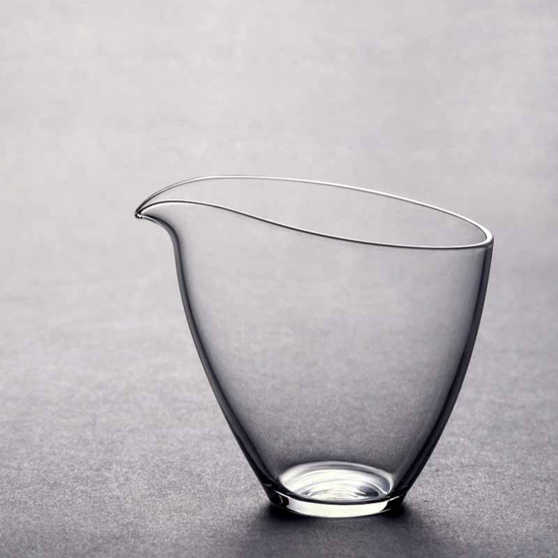 日式透明玻璃公道杯