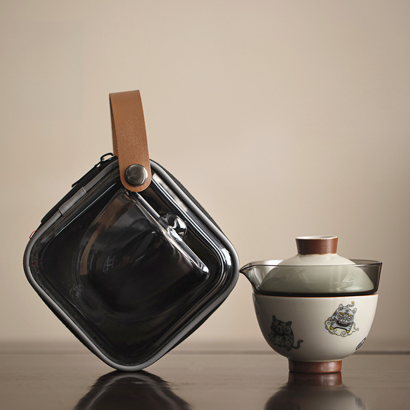 旅行套裝一壺二杯快客杯