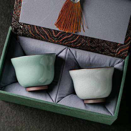 禪定對杯禮盒裝