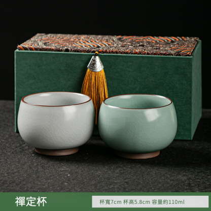 禪定對杯禮盒裝